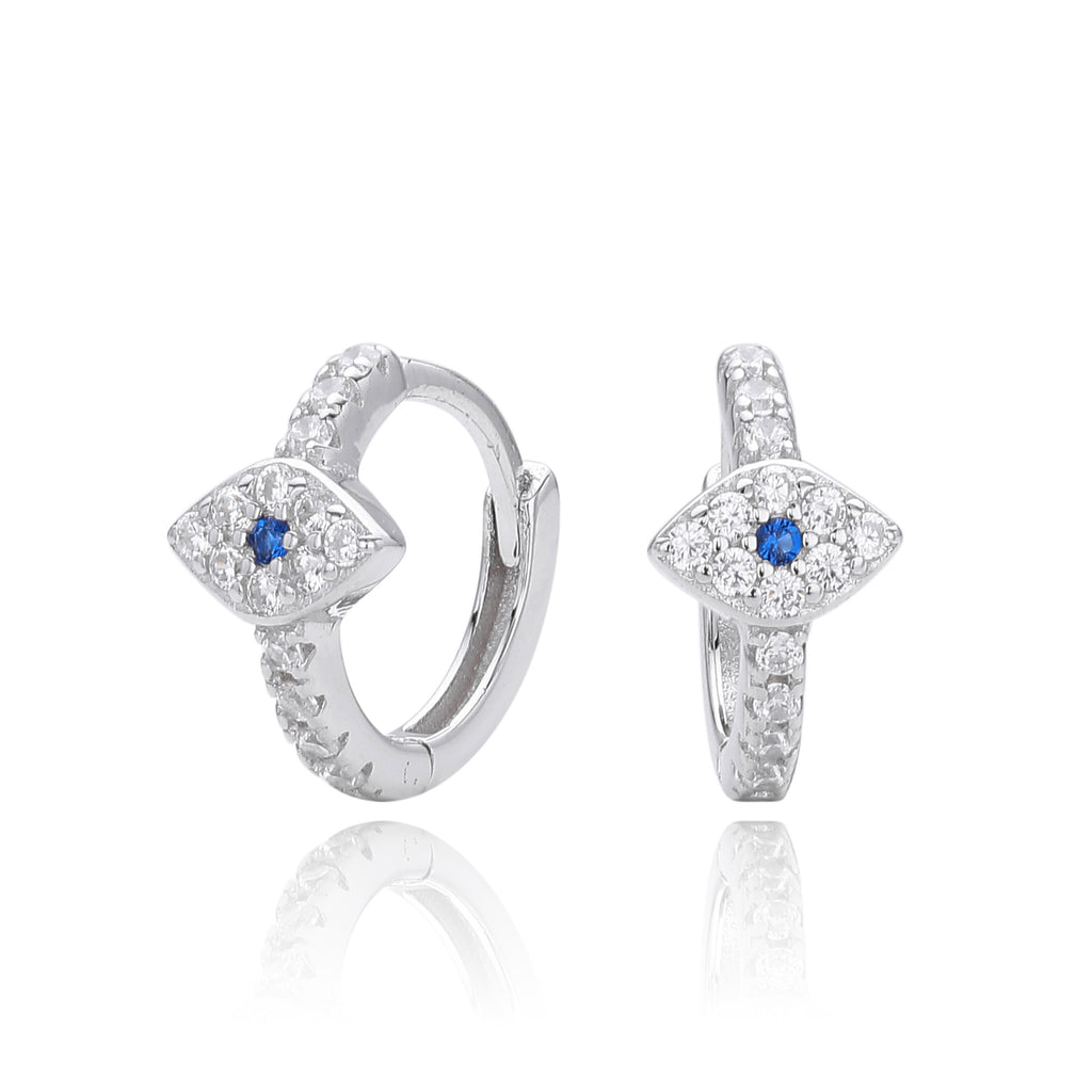 Damen Ohrhänger im zeitgemäßen Augen-Design aus hochwertigem 925 Sterling Silber Shop Nory