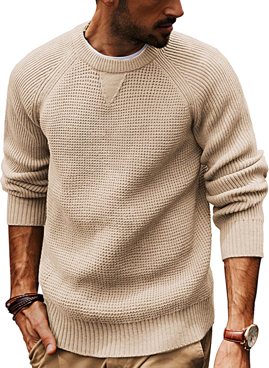 Herren strukturiertes Pullover mit lässigem Schnitt