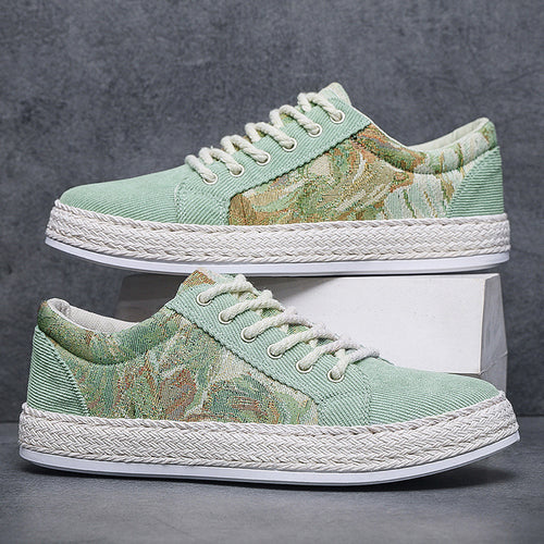 Damen Modische Stoff Sneakers