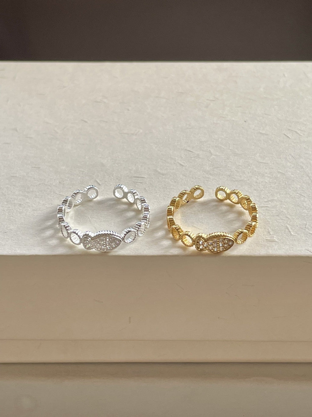 925 Sterling Silber Zirkon Fisch Offene Ringe 925 Sterling Silber Ringe | Shop Nory