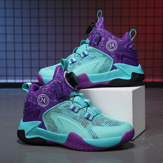 Unisex High-Top Basketball-Sneaker mit Drehverschluss und atmungsaktivem Mesh Shopy Nory