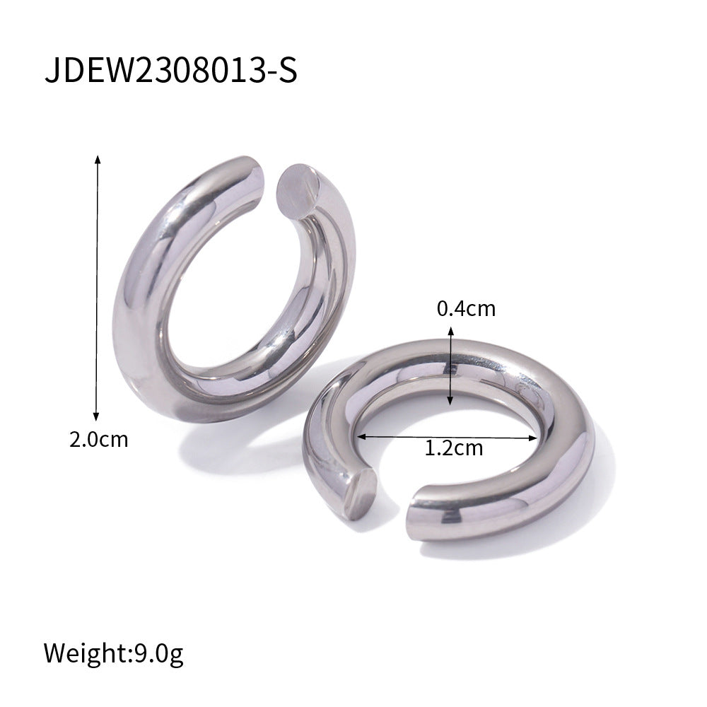 Damen Creolen aus hochwertigem Edelstahl Shop Nory
