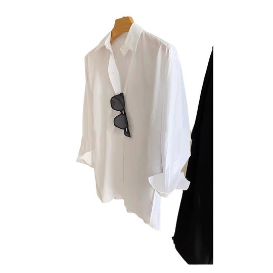 Damen Lässige Oversized-Bluse Shop Nory