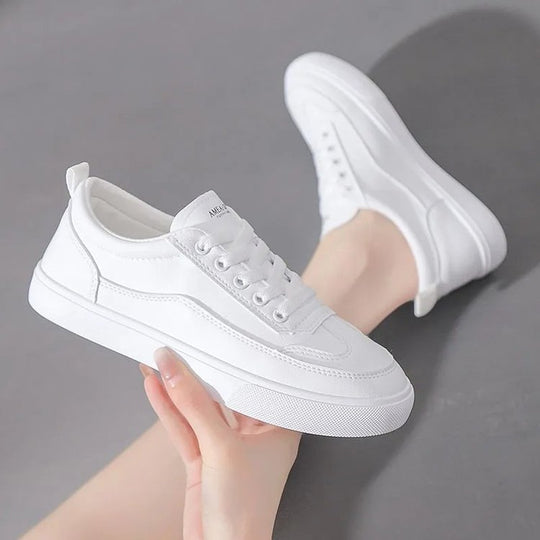 Damen Minimalistische Plateausneaker aus Textil mit gepolstertem Schaft und profilierter Gummisohle Shop Nory