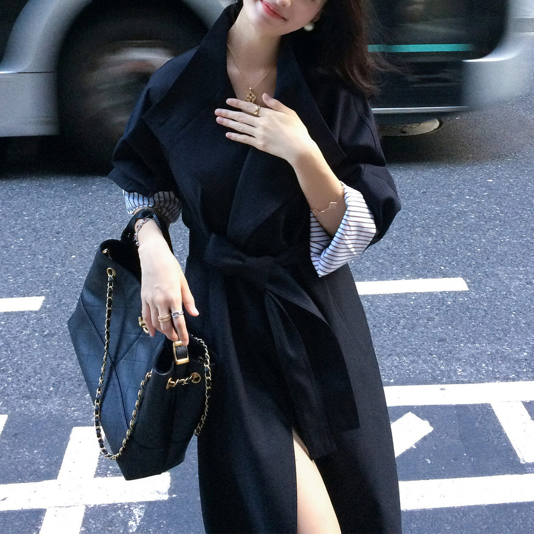 Damen Modische Übergröße Trenchcoat Shop Nory