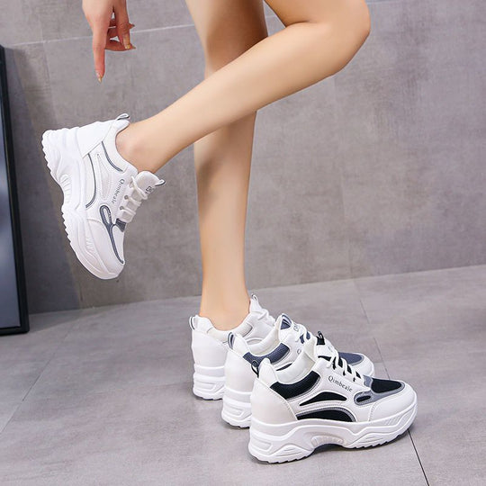 Damen Modische Chunky Sneakers mit ergonomischer Dämpfung und stabiler Sohle