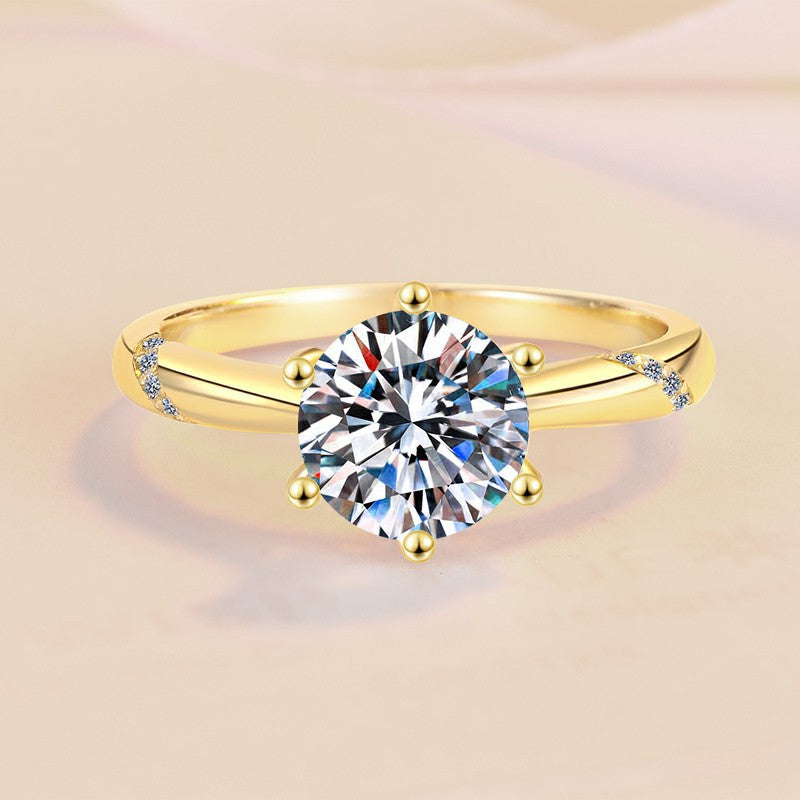 Damenring mit strahlendem Zirkonia und exquisiten Details Shop Nory