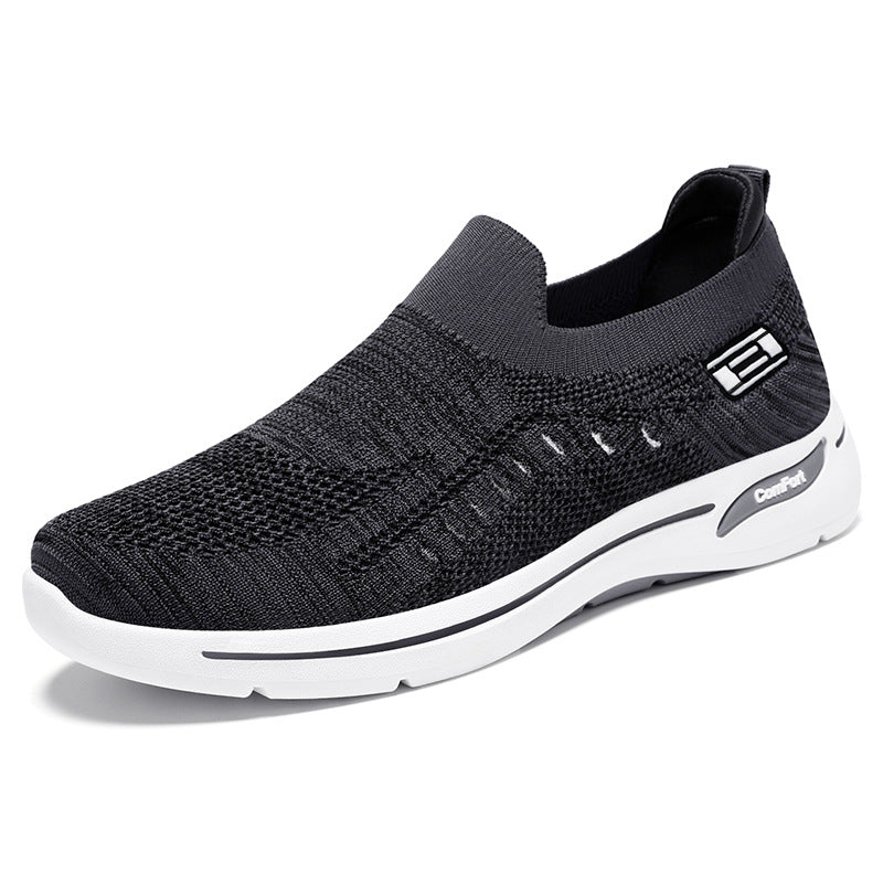 Damen nan ultraleichter gestrickter Slip-On Walking-Sneaker mit nahtlosem Sockenschaft und dämpfender EVA-Comfort-Zwischensohle Shop Nory