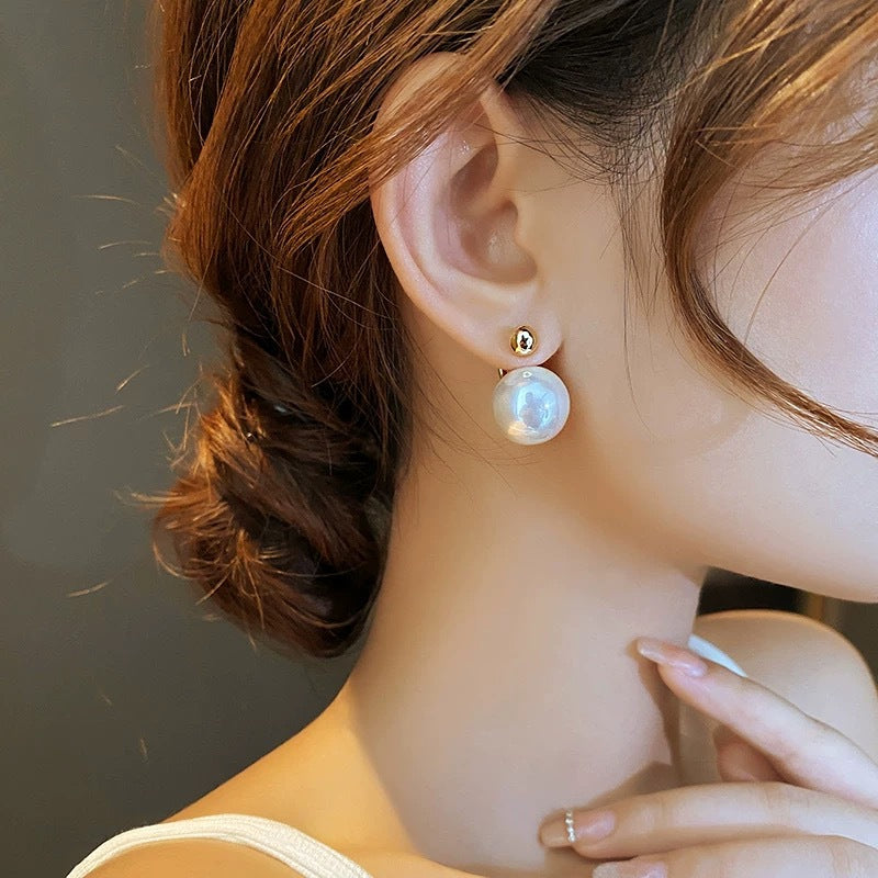 Damen Ohrstecker mit elegantem Perlenanhänger und luxuriösen Akzenten Shop Nory