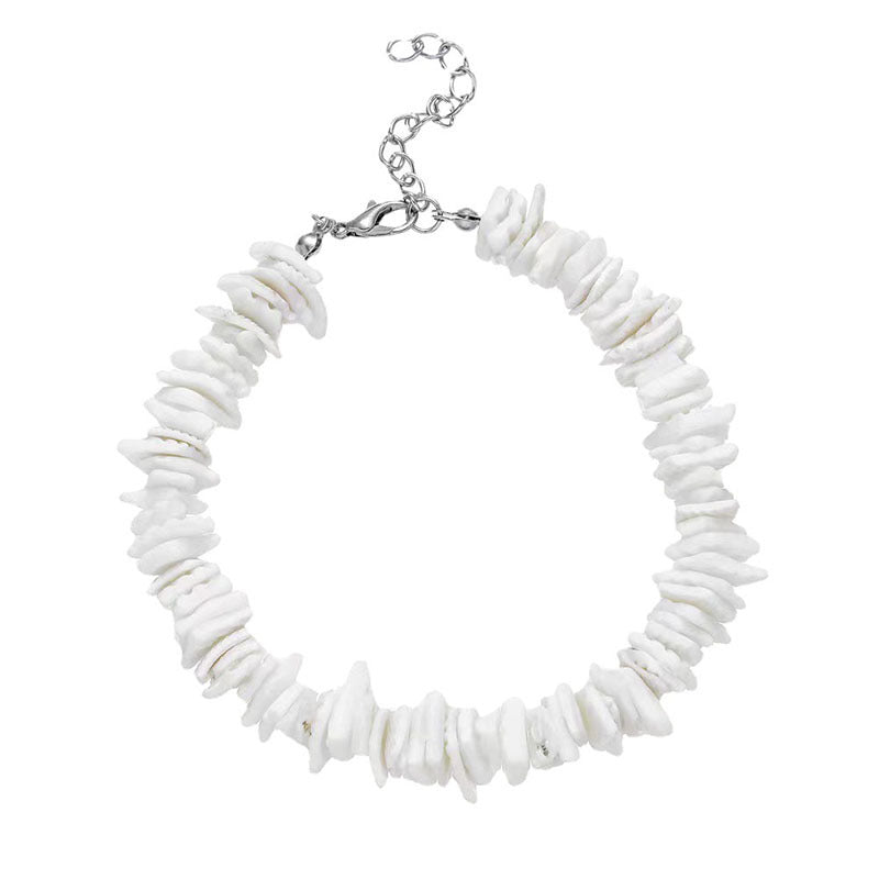 Damen Kette und Armband Set aus bunten Muschelschalen und Naturmaterialien Shop Nory