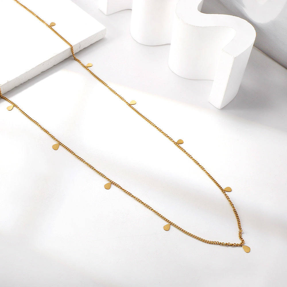Damen Halskette mit modernen, bunten Augenanhängern aus hochwertigem Edelstahl und goldbeschichtetem Design Shop Nory