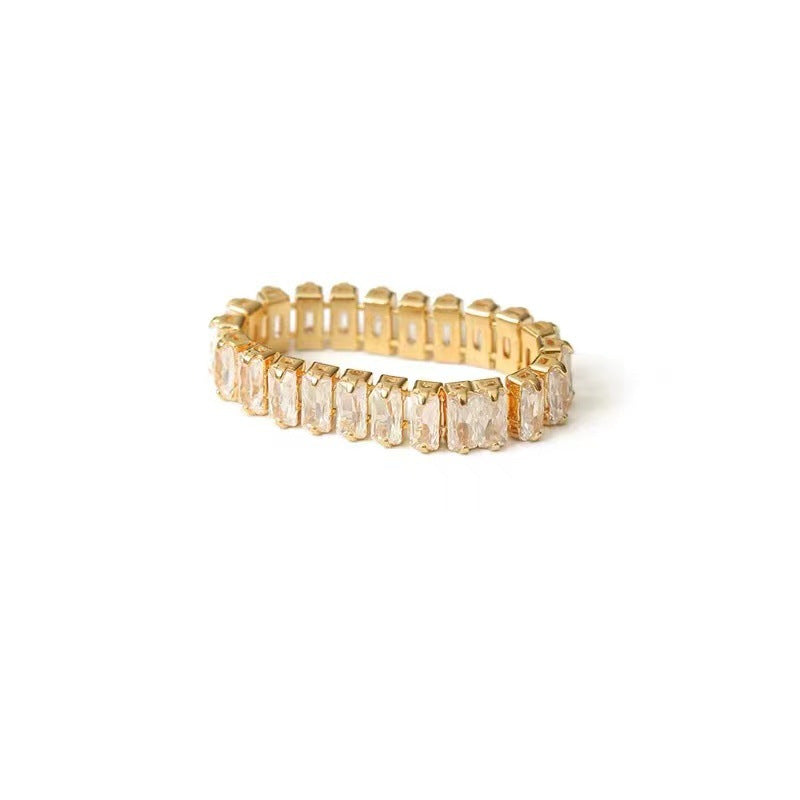 Damen Glänzendes Armband mit eleganten Steinbesatz Shop Nory
