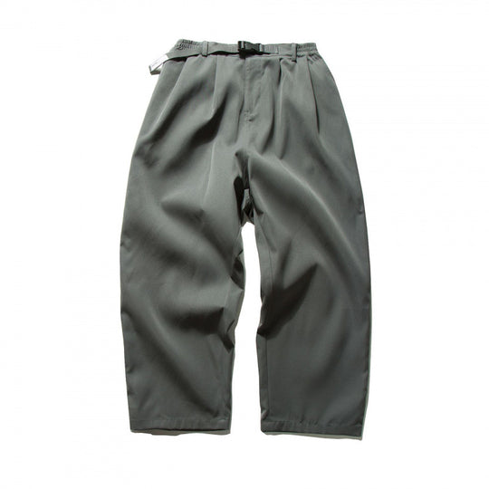 Herren Weitgeschnittene Relaxed-Hose mit elastischem Bund, Bundfalten und integriertem Webgürtel Shop Nory