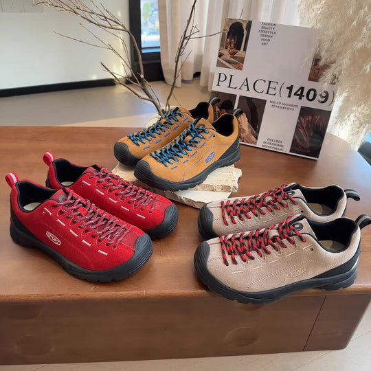 Damen Outdoor Sneakers mit robustem Obermaterial und rutschfester Sohle