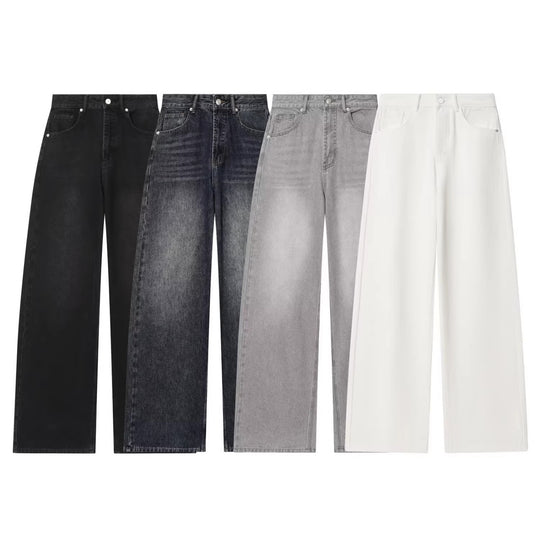 Damen Hochtaillierte Jeans mit weitem Bein und geradem Schnitt Shop Nory