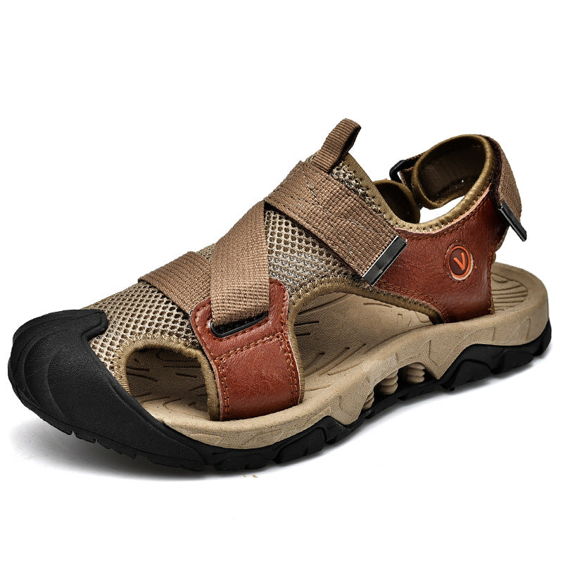 Herren Sportliche Outdoor-Sandalen mit rutschfester Sohle und individuell verstellbaren Riemen Shopnory