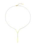 Damen Minimalistische Y-Form Anhänger Halskette Shop Nory