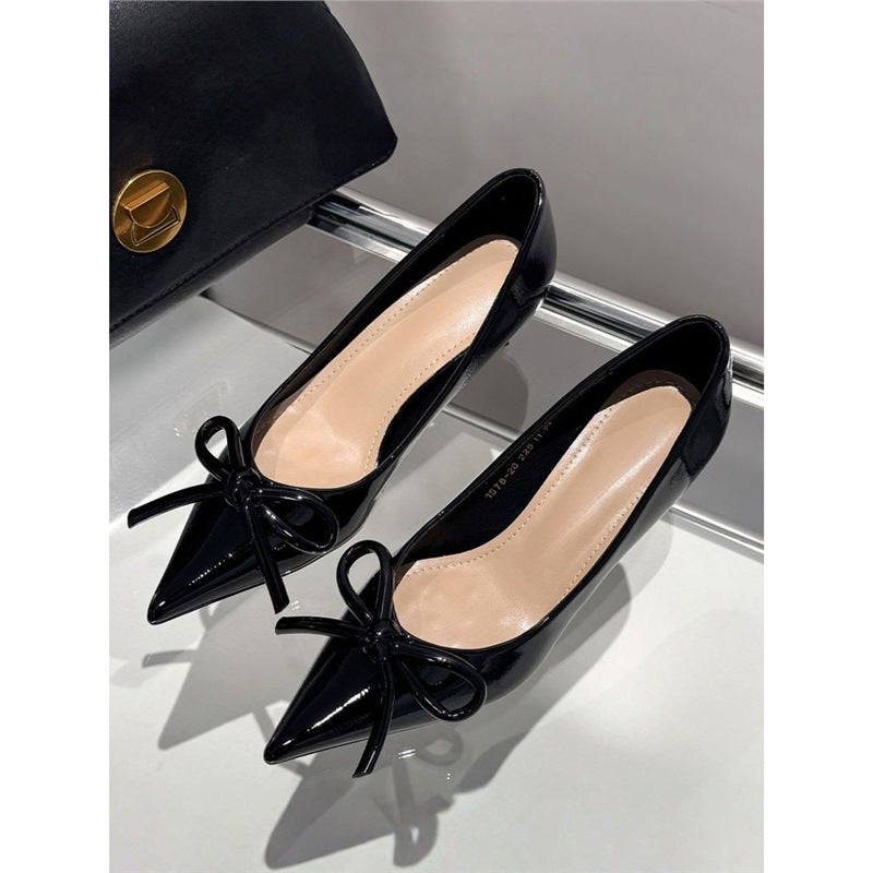 Damen High Heel Schuhe mit elegantem Schleifenakzent