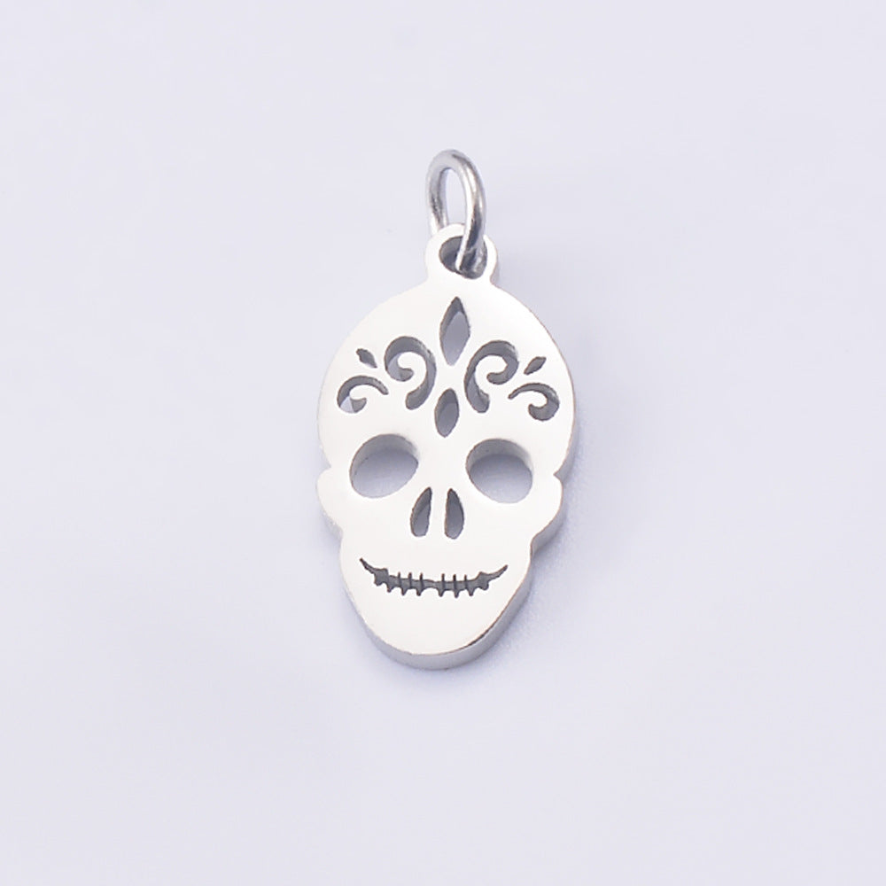 Damen Anhänger mit filigranem Totenkopfdesign Shop Nory