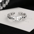 Damen Offener Ring mit modernem Design und einzigartigem Symbol Shop Nory