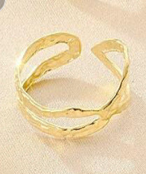 Damen Ring mit elegantem, organischem Design Shop Nory