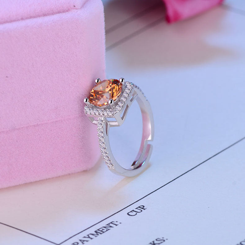 Damen Eleganter Zurückhaltender Solitär Ring mit Zirkonia Shop Nory