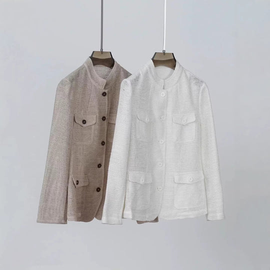 Damen Modische Jacke mit praktischen Taschen Shop Nory