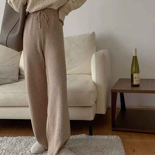 Damen Bequeme und elegante Strickhose Shop Nory