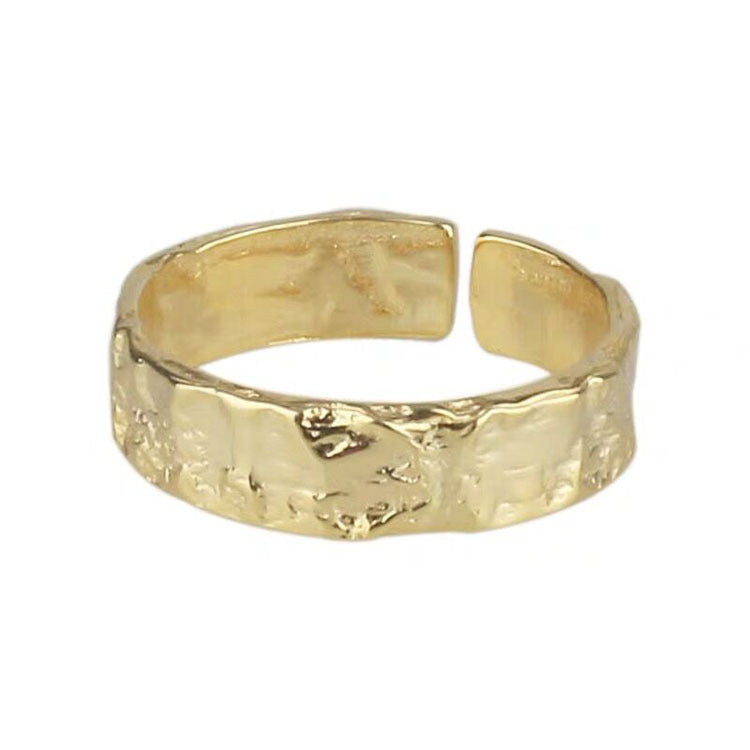 Damen Modischer Ring mit einzigartiger reliefartiger Struktur Shop Nory