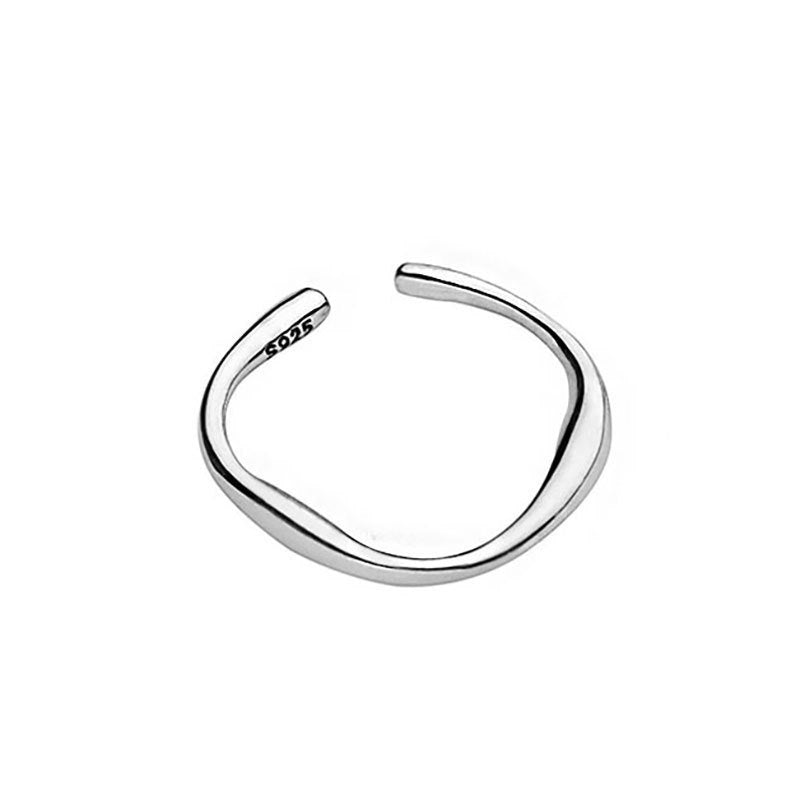 Damen Offener Ring mit geschwungenem Design und minimalistischer Ästhetik Shop Nory