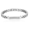 Damen Edelstahlarmband mit modernem Gliederdesign Shop Nory