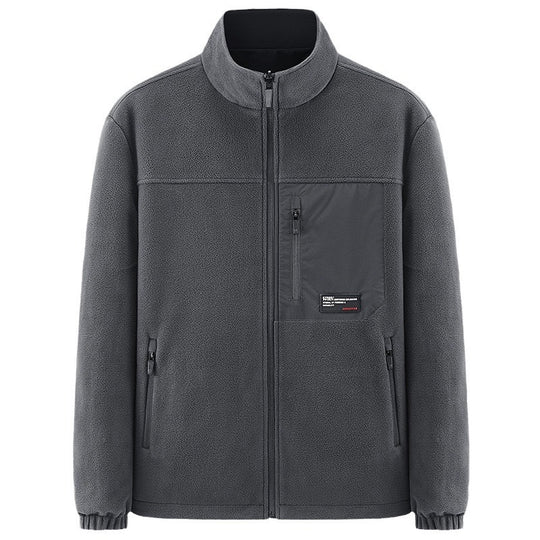 Herren Minimalistische technische Allwetter-Softshelljacke mit Stehkragen und wasserabweisenden Reißverschlüssen Shop Nory