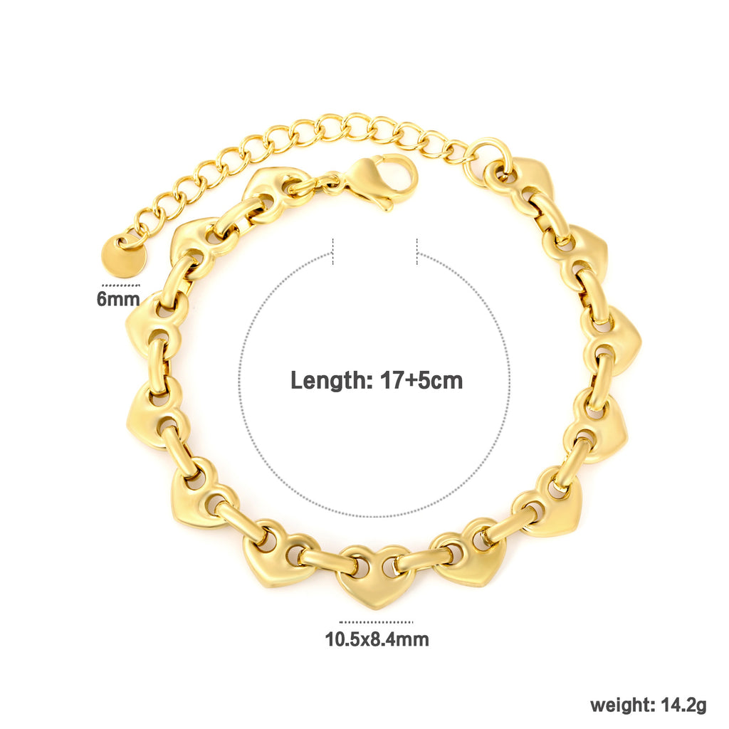 Damen Armband mit Muschel-Motiven aus hochwertigem Edelstahl Shop Nory
