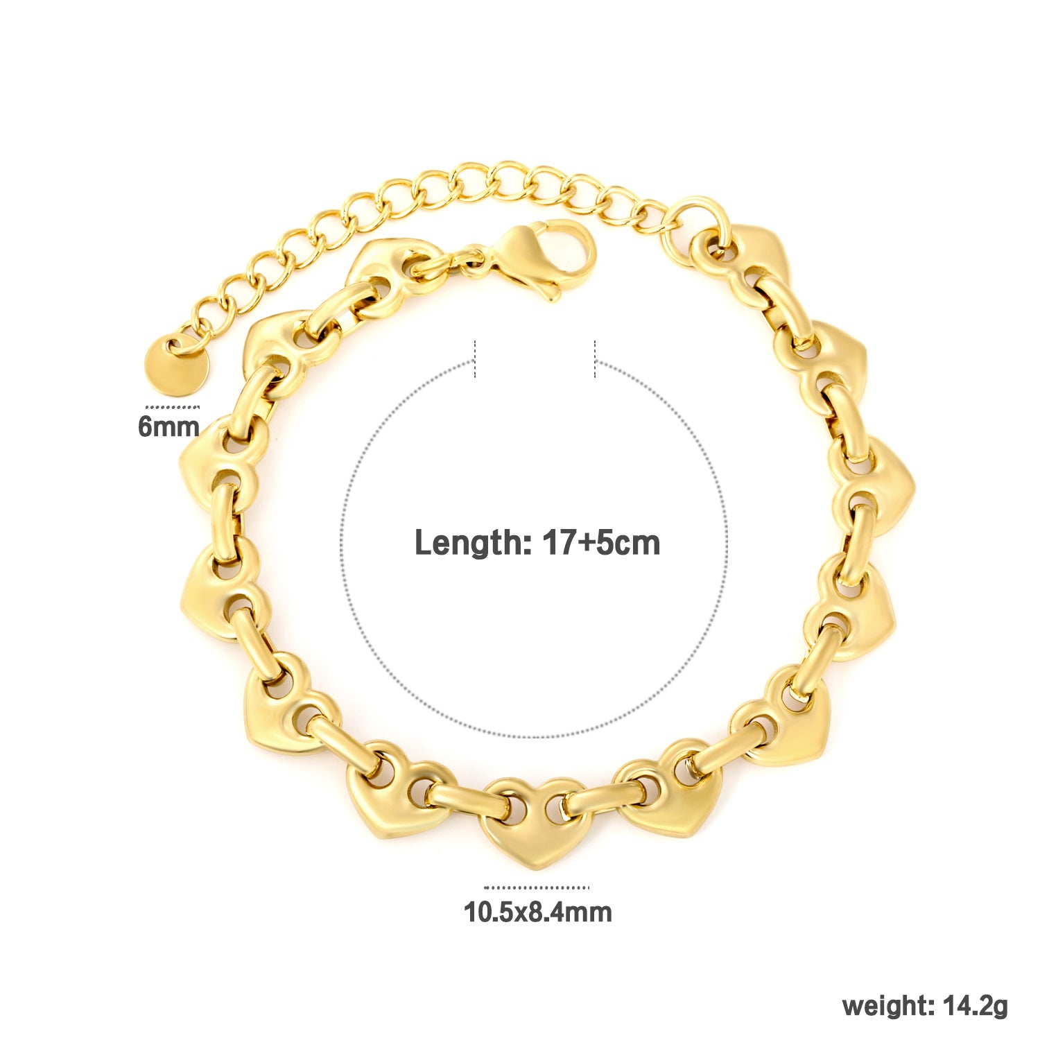 Damen Armband mit Muschel-Motiven aus hochwertigem Edelstahl Shop Nory