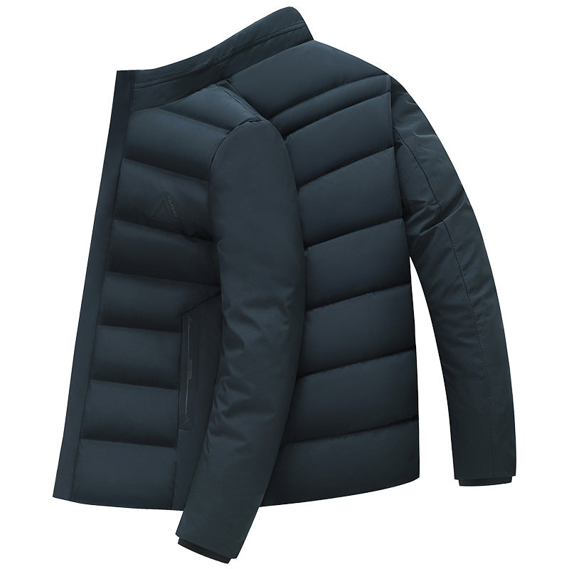 Herren Wattierte City-Jacke mit Stehkragen, wasserabweisender Oberfläche und verdecktem Reißverschluss Shop Nory