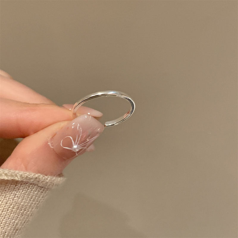 Damen filigraner und eleganter Silberring Shop Nory