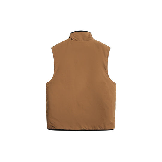 Unisex Gepolsterte Fleece-Weste im Norwegerdesign mit Stehkragen und Zwei-Wege-Reißverschluss Shop Nory