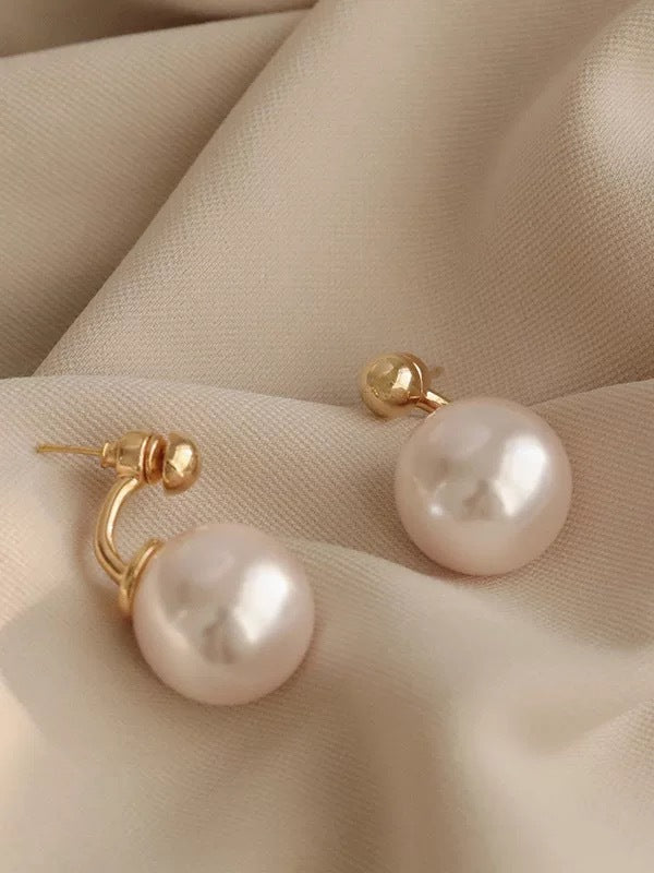Damen Ohrstecker mit elegantem Perlenanhänger und luxuriösen Akzenten Shop Nory