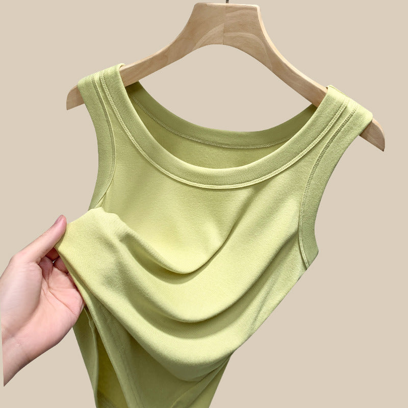Damen ärmelloses Basic-Top aus hochwertigem Material