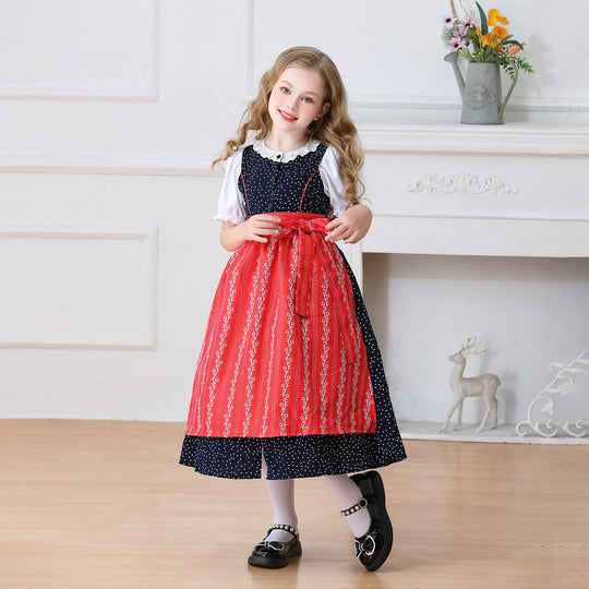 Damen nan traditionelles Dirndlkleid für Mädchen mit abnehmbarer Schürze Shop Nory