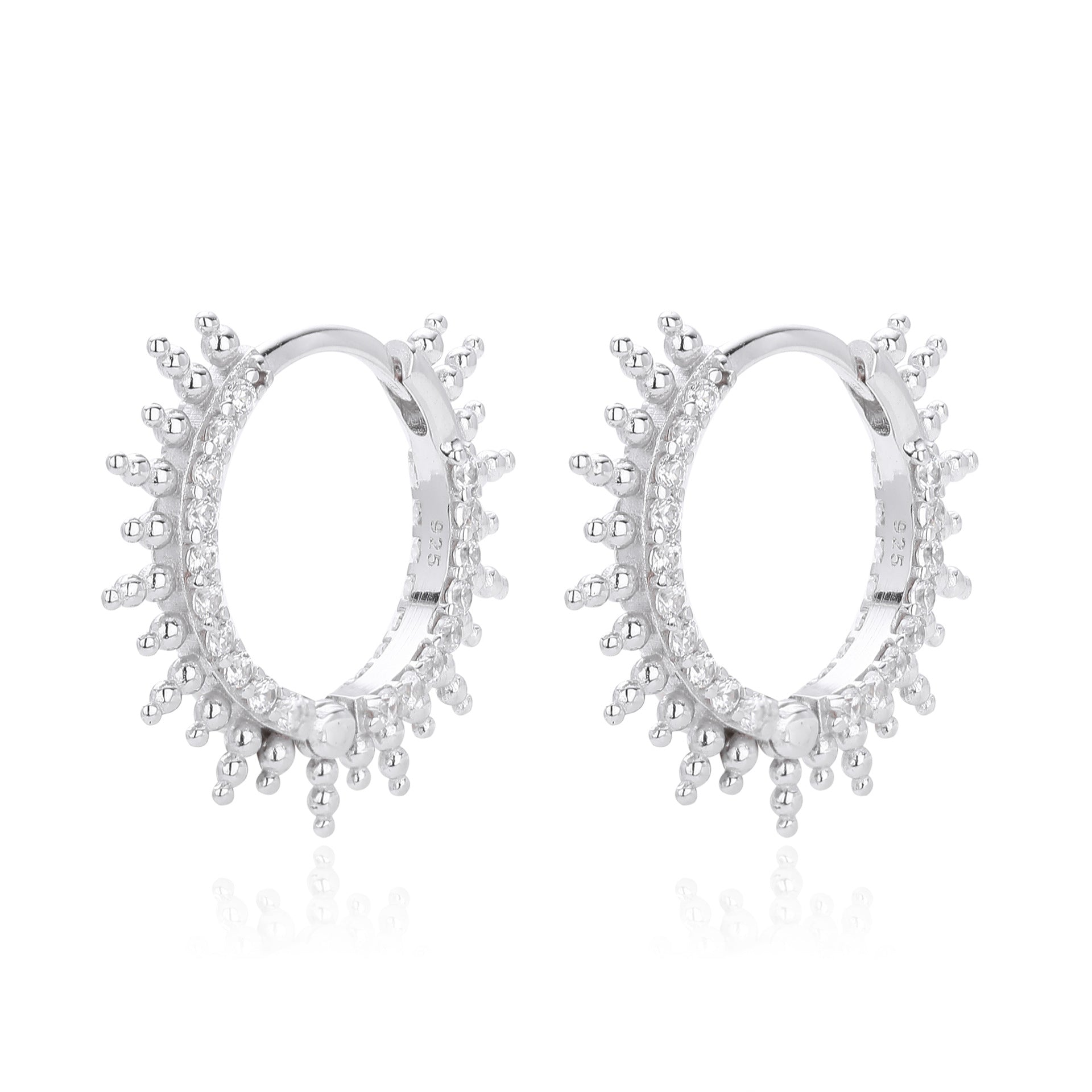 Damen Ohrstecker mit funkelnden Zirkonia Shop Nory