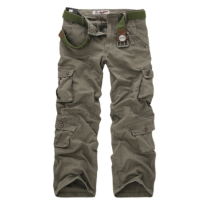 Herren Cargo-Hose mit elastischem Bund und vielseitigen Taschen