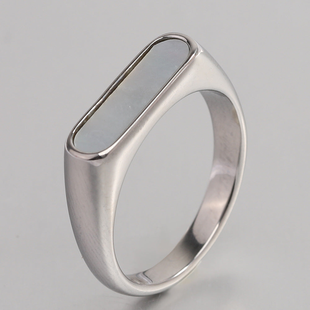 Herren Siegelring mit elegantem, poliertem Onyx-Einsatz Shop Nory