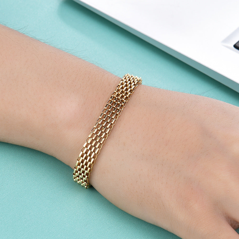 Damen Armreif im modernen Flechtstil Shop Nory