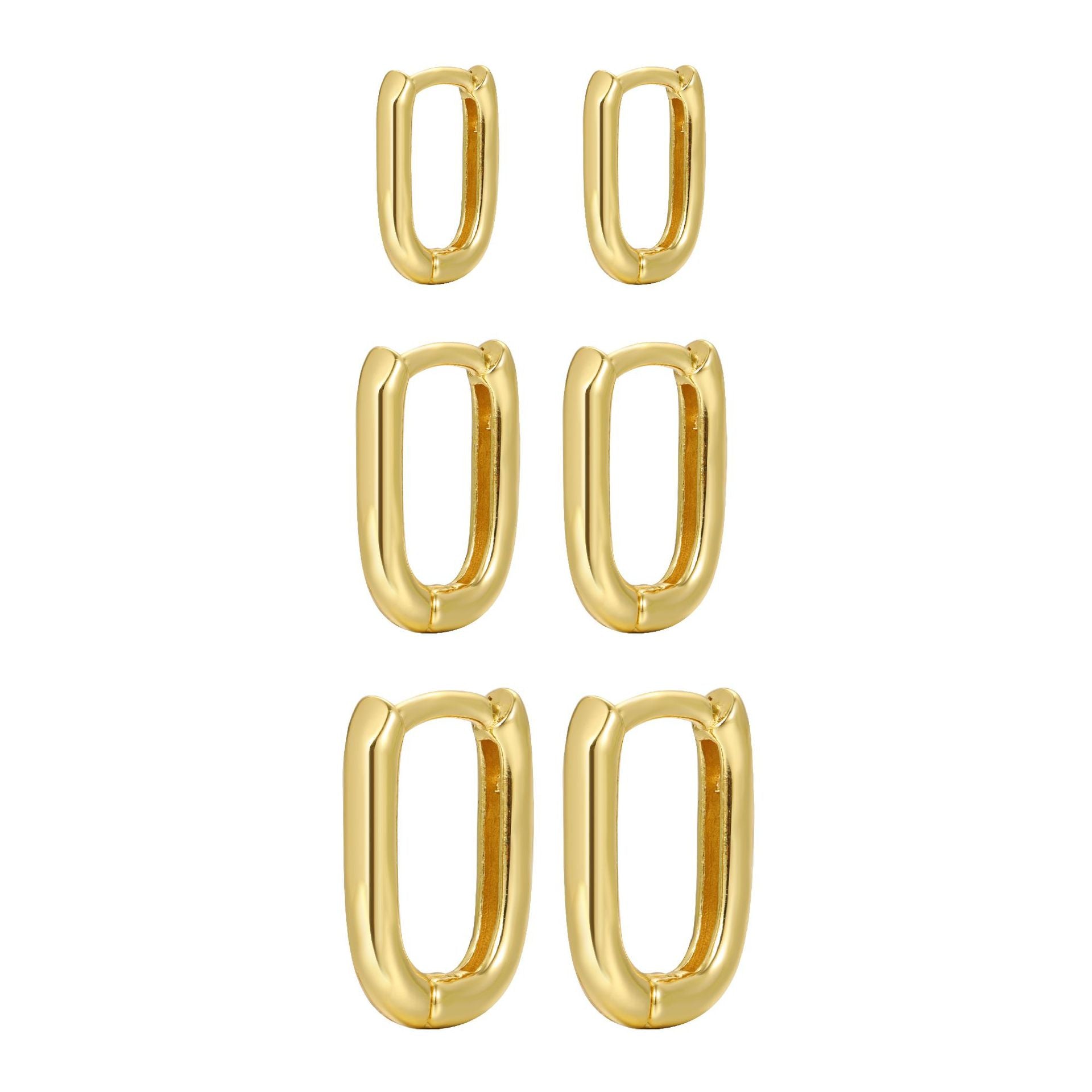 Damen Ohrstecker im modernen, mehrteiligen Design Shop Nory