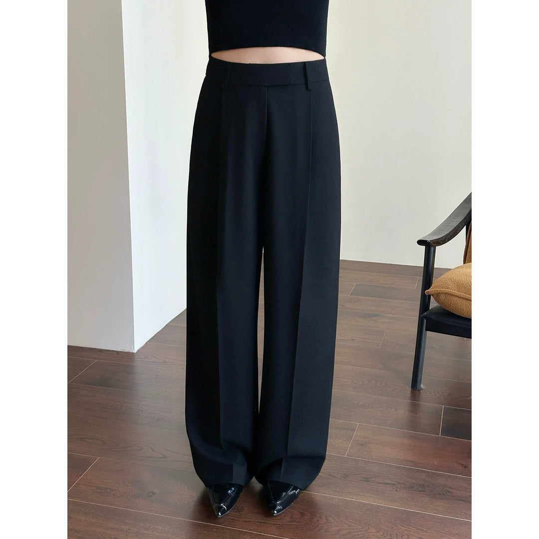 Damen Elegante und bequeme weite Anzughose Shop Nory