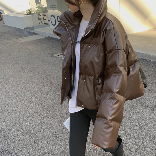 Damen Modische cropped Daunenjacke Shop Nory