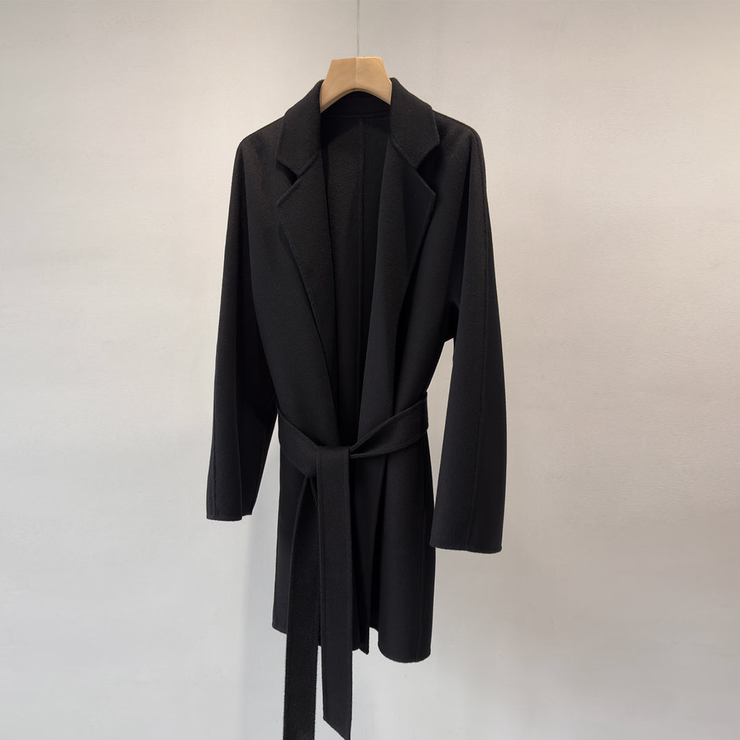 Damen Eleganter Maßgeschneiderter Wickelmantel Shop Nory