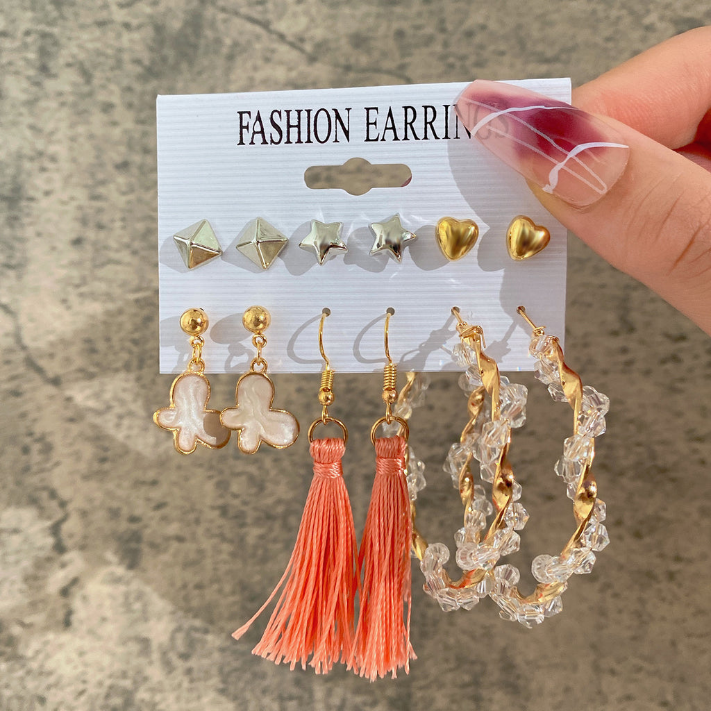 Damen Ohrringe Set mit vielfältigen Designs und modernen Akzenten Shop Nory