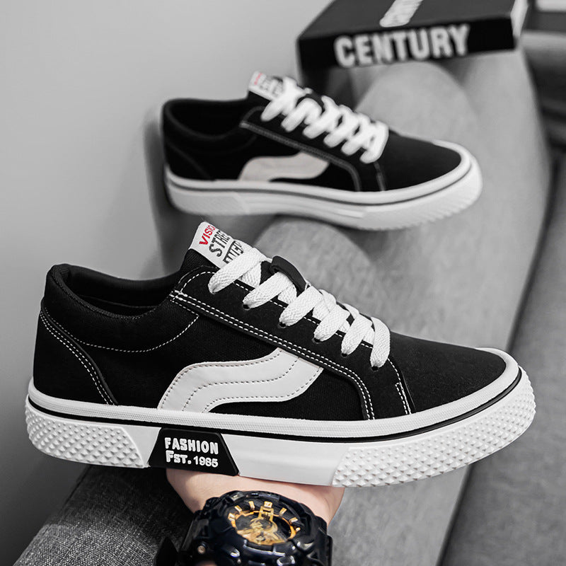Damen Sneaker mit robustem Canvas-Obermaterial und dämpfender Sohle